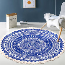 Load image into Gallery viewer, Mandala Round Rug