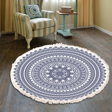 Load image into Gallery viewer, Mandala Round Rug