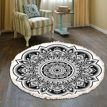 Load image into Gallery viewer, Mandala Round Rug