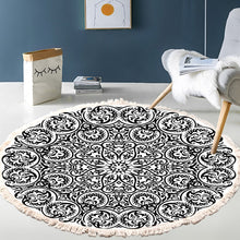 Load image into Gallery viewer, Mandala Round Rug