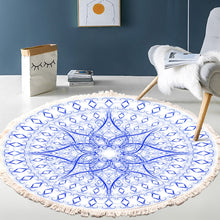 Load image into Gallery viewer, Mandala Round Rug