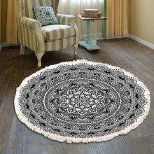 Load image into Gallery viewer, Mandala Round Rug