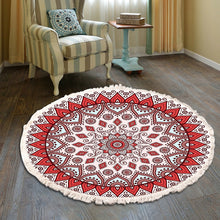 Load image into Gallery viewer, Mandala Round Rug