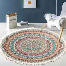 Load image into Gallery viewer, Mandala Round Rug