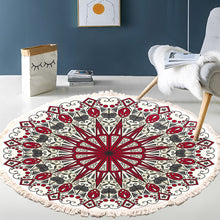 Load image into Gallery viewer, Mandala Round Rug