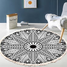 Load image into Gallery viewer, Mandala Round Rug