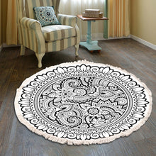Load image into Gallery viewer, Mandala Round Rug