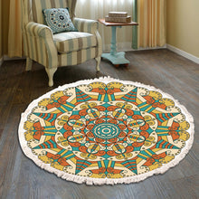 Load image into Gallery viewer, Mandala Round Rug