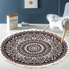 Load image into Gallery viewer, Mandala Round Rug