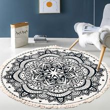 Load image into Gallery viewer, Mandala Round Rug