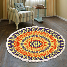 Load image into Gallery viewer, Mandala Round Rug
