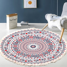 Load image into Gallery viewer, Mandala Round Rug