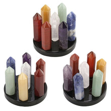 Charger l'image dans la galerie, 7 Chakra Crystal Points