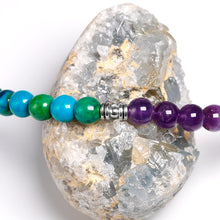 Charger l'image dans la galerie, Amethyst Chrysocolla Mala Bracelet
