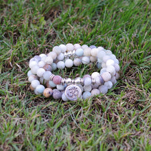 Charger l'image dans la galerie, Matte Amazonite Mala Bracelet