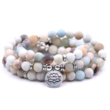 Charger l'image dans la galerie, Matte Amazonite Mala Bracelet