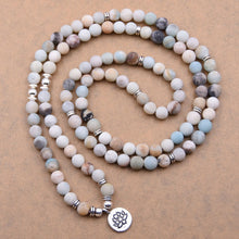 Charger l'image dans la galerie, Matte Amazonite Mala Bracelet