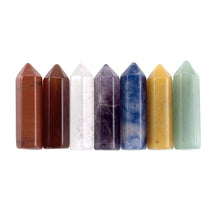 Charger l'image dans la galerie, 7 Chakra Crystal Points