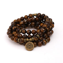 Charger l'image dans la galerie, Tiger Eye Mala Bracelet