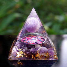 Charger l'image dans la galerie, Amethyst Sphere Amethyst Pyramid
