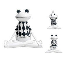 Charger l'image dans la galerie, White Yoga Meditation Frog