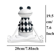 Charger l'image dans la galerie, White Yoga Meditation Frog