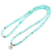 Load image into Gallery viewer, Blue Chalcedony Mala Bracelet
