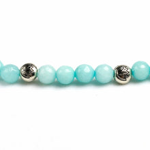 Load image into Gallery viewer, Blue Chalcedony Mala Bracelet
