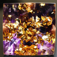 Charger l'image dans la galerie, Obsidian Sphere Amethyst Pyramid