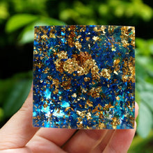 Charger l'image dans la galerie, Obsidian Sphere Blue Quartz Gear Pyramid