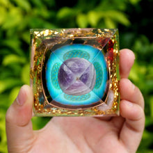 Charger l'image dans la galerie, Amethyst Sphere Obsidian Pyramid