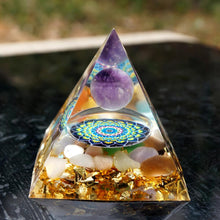 Charger l'image dans la galerie, Amethyst Sphere Cat Eye Pyramid