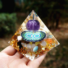 Charger l'image dans la galerie, Amethyst Sphere Cat Eye Pyramid