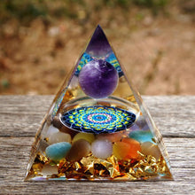 Charger l'image dans la galerie, Amethyst Sphere Cat Eye Pyramid