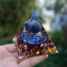 Charger l'image dans la galerie, Lapis Lazuli Sphere Amethyst Pyramid