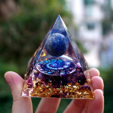 Charger l'image dans la galerie, Lapis Lazuli Sphere Amethyst Pyramid