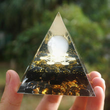 Charger l'image dans la galerie, Rose Quartz Obsidian Pyramid