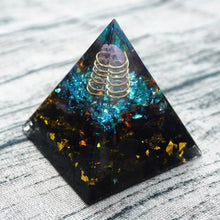 Charger l'image dans la galerie, Rose Quartz Point Obsidian Pyramid
