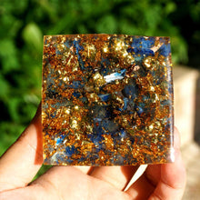 Load image into Gallery viewer, Amethyst Sphere Kyanite Pyramid