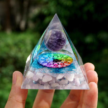 Charger l'image dans la galerie, Amethyst Sphere Kunzite Pyramid