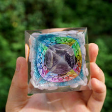 Charger l'image dans la galerie, Amethyst Sphere Kunzite Pyramid