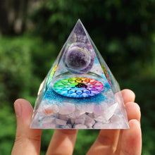 Charger l'image dans la galerie, Amethyst Sphere Kunzite Pyramid