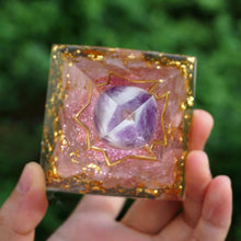 Charger l'image dans la galerie, Amethyst Sphere Star Rose Quartz Pyramid