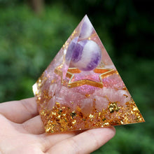 Charger l'image dans la galerie, Amethyst Sphere Star Rose Quartz Pyramid