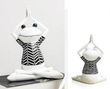 Charger l'image dans la galerie, White Yoga Meditation Frog