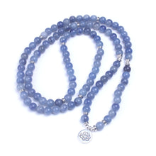 Load image into Gallery viewer, Smooth Blue Aventurine Mala Bracelet
