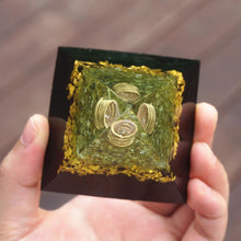 Charger l'image dans la galerie, Rose Quartz Pillar Peridot Shungite Pyramid