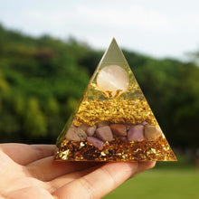 Charger l'image dans la galerie, Rose Quartz Sphere Lepidolite Pyramid