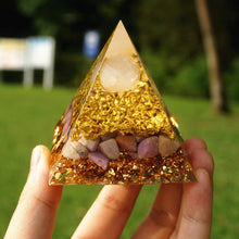 Charger l'image dans la galerie, Rose Quartz Sphere Lepidolite Pyramid