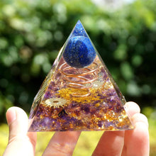 Charger l'image dans la galerie, Lapis Lazuli Sphere Amethyst Pyramid
